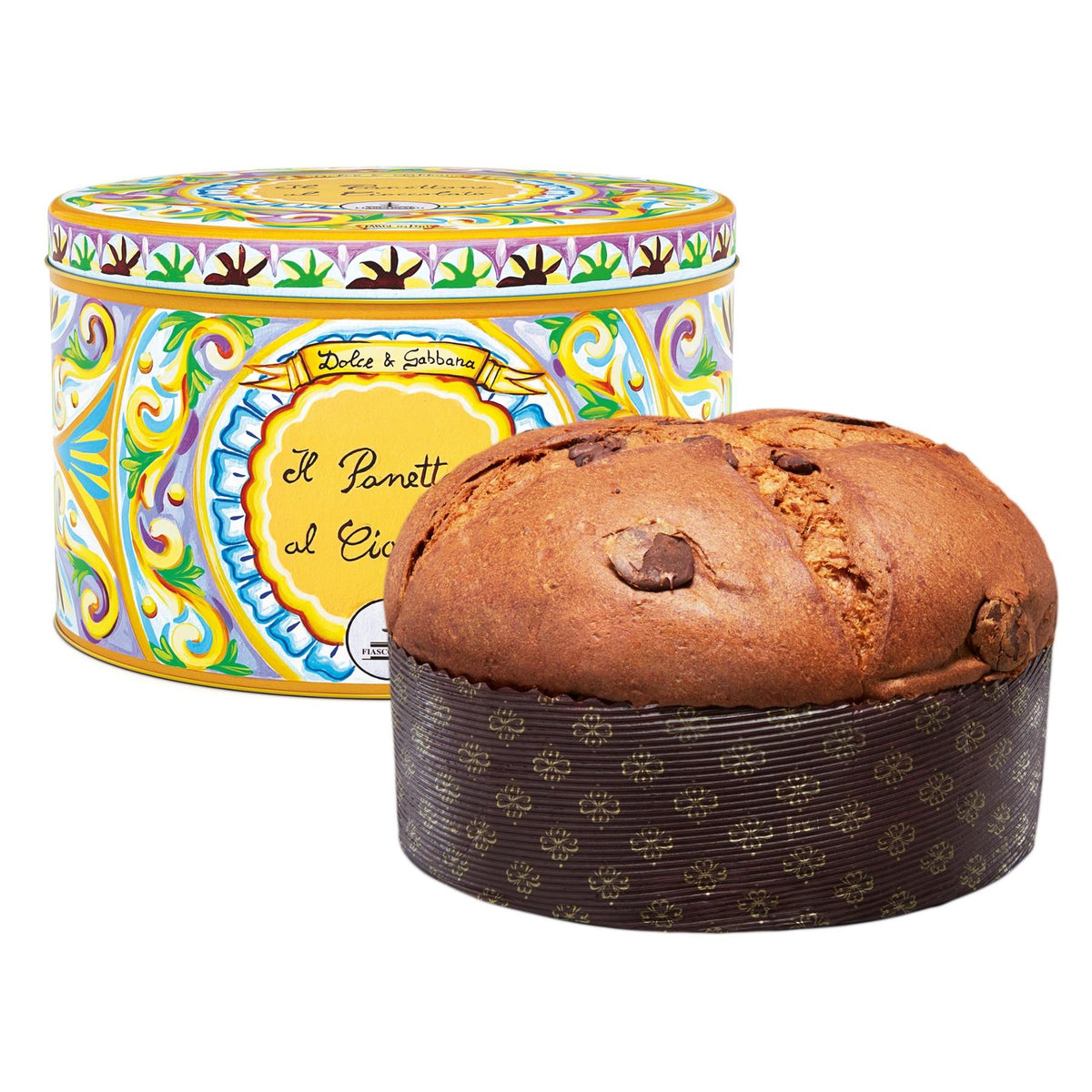 Panettone Chocolate with Dolce & Gabbana Tin 1kg