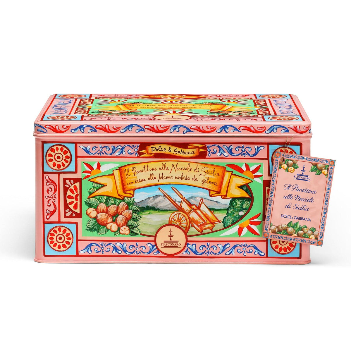 Panettone Dolce & Gabbana Sicilian Hazelnuts 800g with Manna Spread 200g
