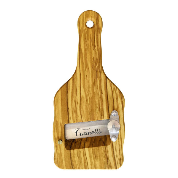 Truffle Slicer Olive Wood Plain Blade 20 x 9cm
