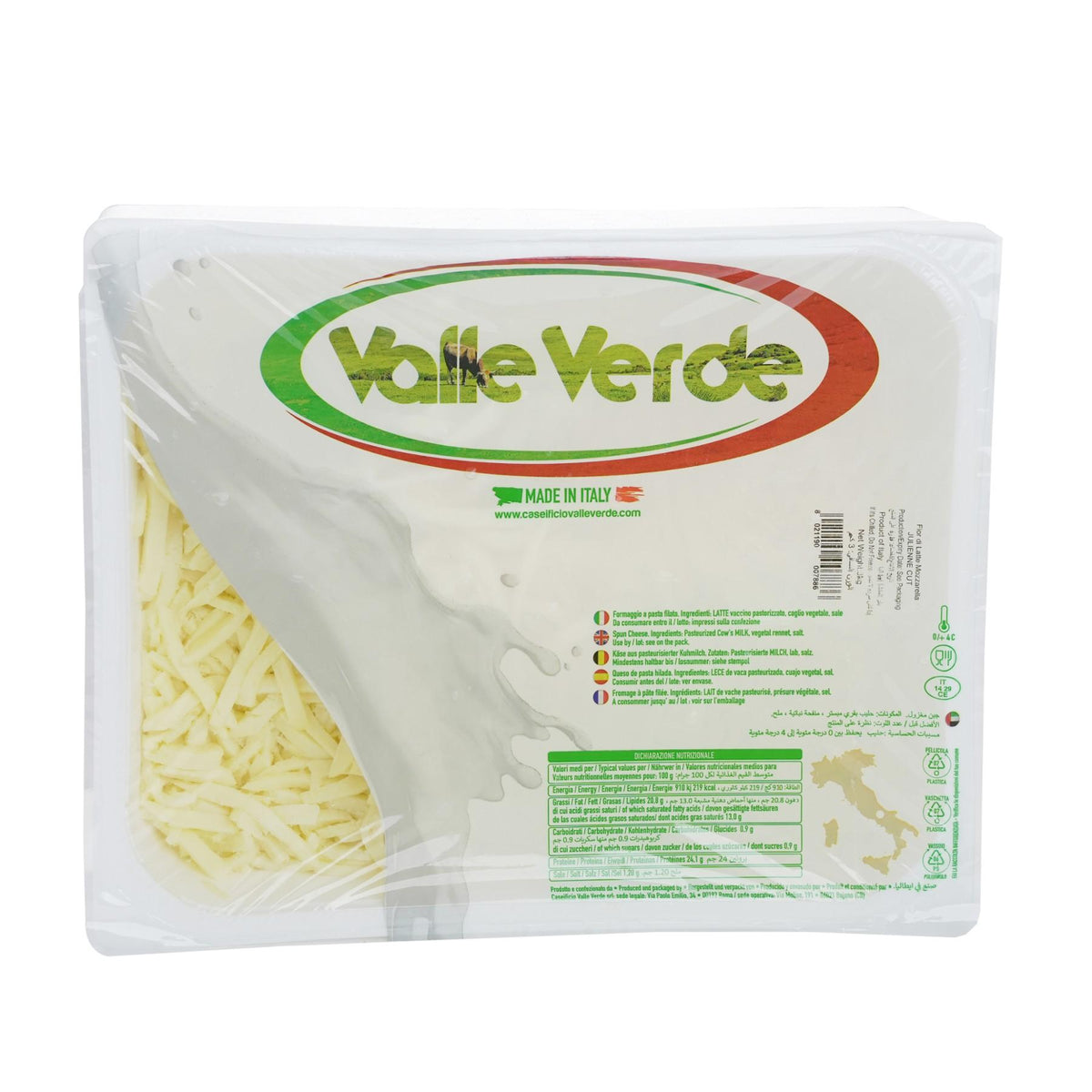 Mozzarella Julienne Frozen