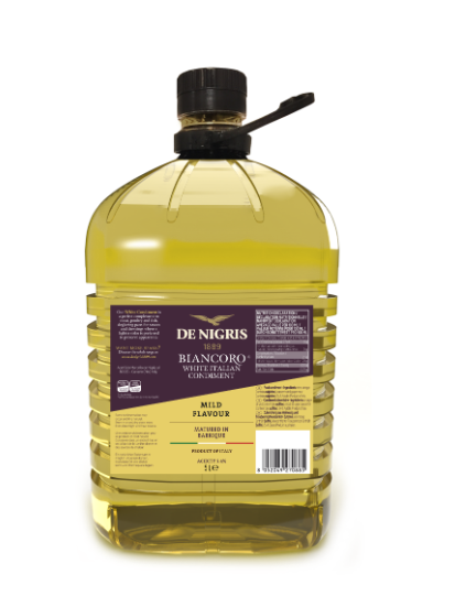 White Balsamic Vinegar De Nigris 5L