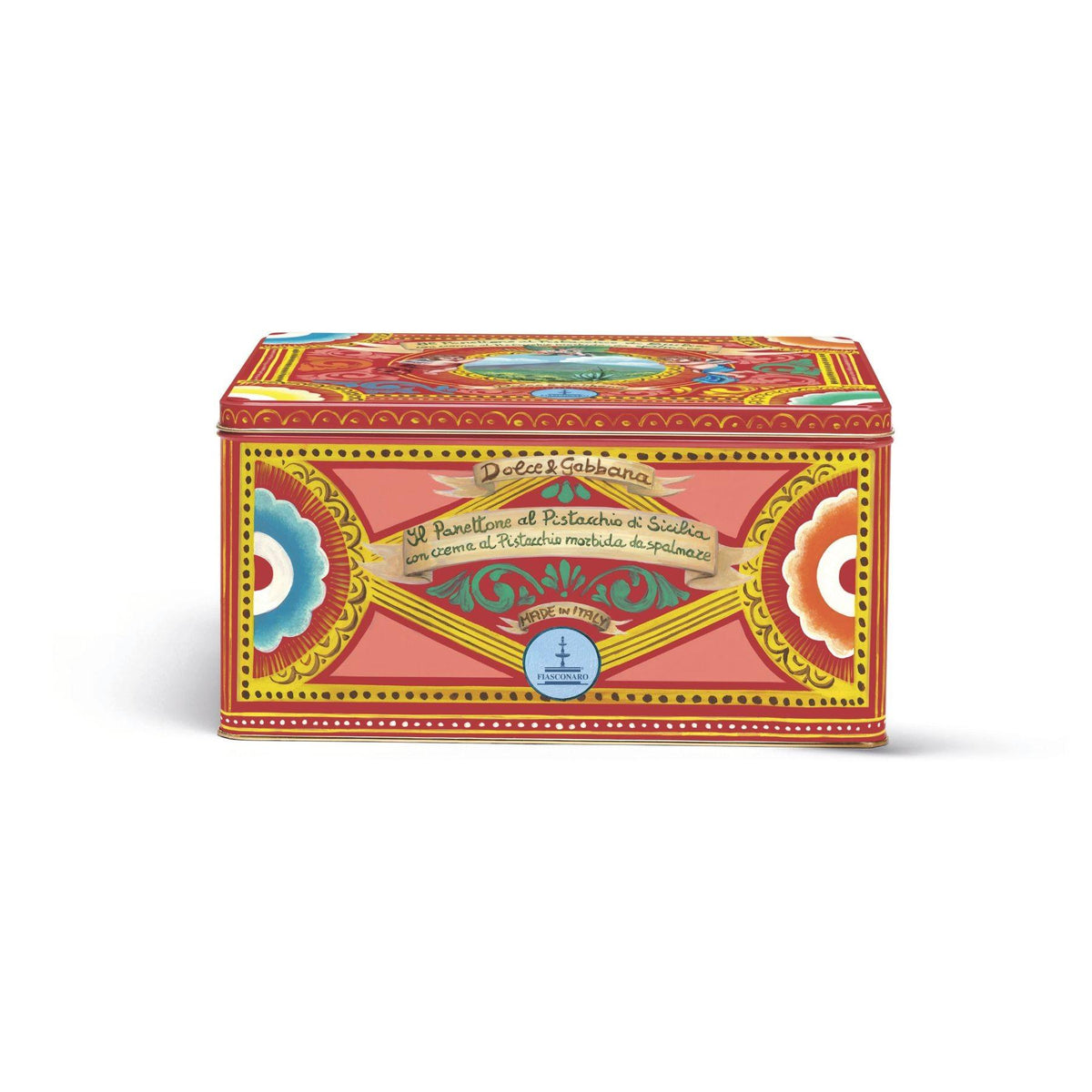Panettone & Spread Pistachio with Dolce & Gabbana Tin