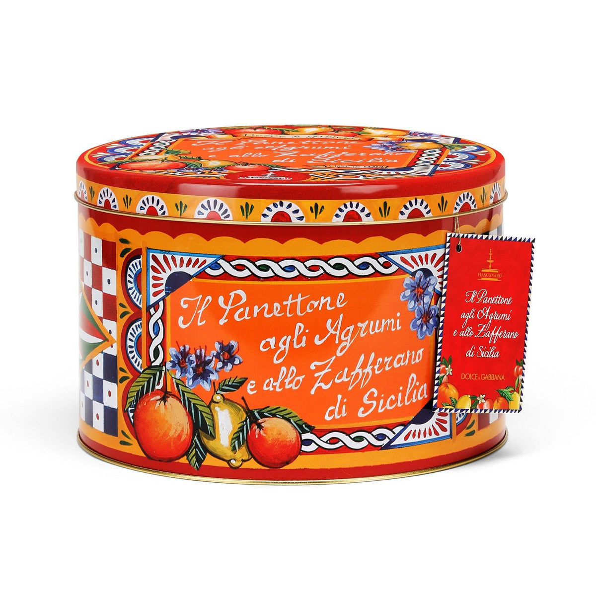 Panettone Citrus & Saffron with Dolce & Gabbana Tin 1kg