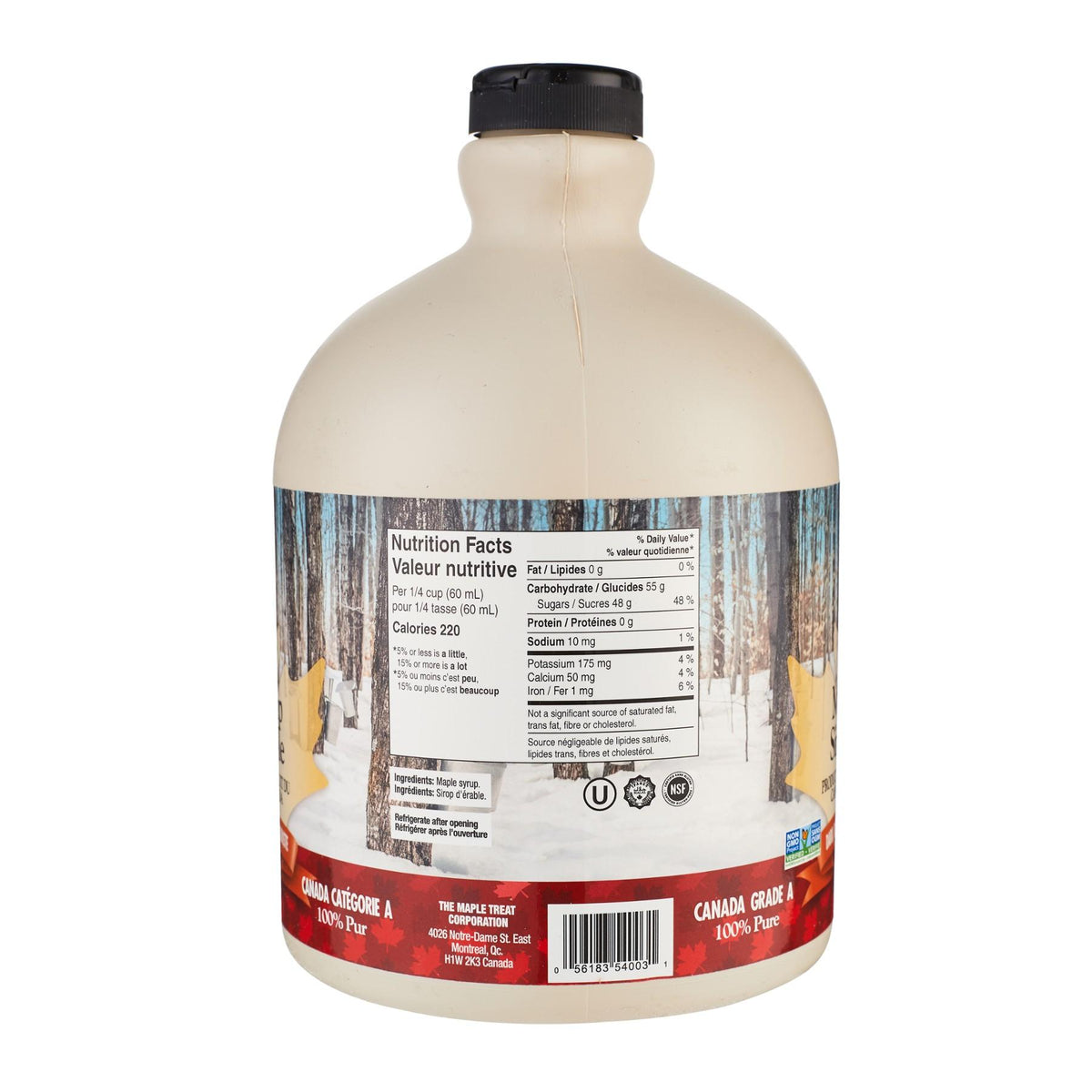 شراب قيقب نقي Sirop d'erable
