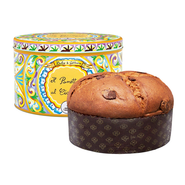 Panettone Chocolate with Dolce & Gabbana Tin 500g