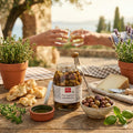 Pitted Taggiasche Olives in Extra Virgin Olive Oil